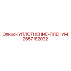 2657182032 УПЛОТНЕНИЕ-ПЛЕНУМ Epiroc