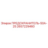 2657229460 ПРЕДОХРАНИТЕЛЬ-50А-25 Epiroc