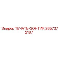 2657372187 ПЕЧАТЬ-ЗОНТИК Epiroc