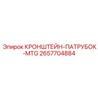 2657704884 КРОНШТЕЙН-ПАТРУБОК-MTG Эпирок