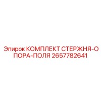 2657782641 КОМПЛЕКТ СТЕРЖНЯ-ОПОРА-ПОЛЯ Epiroc