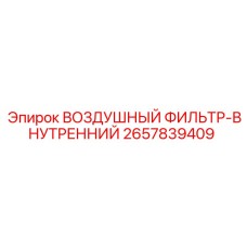 2657839409 ВОЗДУШНЫЙ ФИЛЬТР-ВНУТРЕННИЙ Epiroc