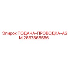2657868556 ПОДАЧА-ПРОВОДКА-ASM Epiroc
