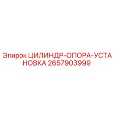 2657903999 ЦИЛИНДР-ОПОРА-УСТАНОВКА Epiroc
