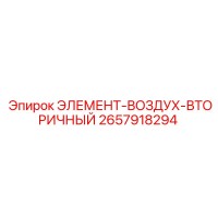 2657918294 ЭЛЕМЕНТ-ВОЗДУХ-ВТОРИЧНЫЙ Epiroc