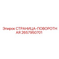 2657950701 СТРАНИЦА-ПОВОРОТНАЯ - Epiroc