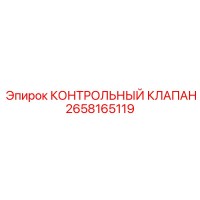 2658165119 КОНТРОЛЬНЫЙ КЛАПАН Epiroc