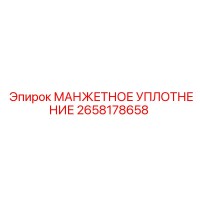 2658178658 МАНЖЕТНОЕ УПЛОТНЕНИЕ Epiroc