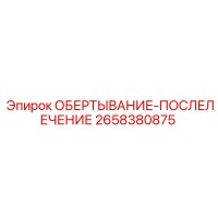 2658380875 ОБЕРТЫВАНИЕ-ПОСЛЕЛЕЧЕНИЕ Epiroc
