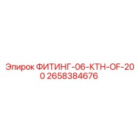 2658384676 ФИТИНГ-06-КТН-OF-200 Epiroc