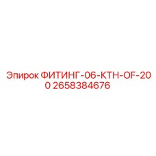 2658384676 ФИТИНГ-06-КТН-OF-200 Epiroc