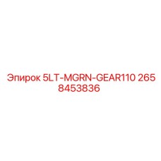 2658453836 - 5LT-MGRN-GEAR110 | Epiroc