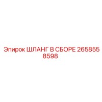 2658558598 ШЛАНГ В СБОРЕ Epiroc
