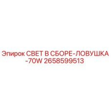 2658599513 СВЕТ В СБОРЕ-ЛОВУШКА-70W Epiroc