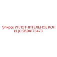 2694173473 УПЛОТНИТЕЛЬНОЕ КОЛЬЦО Epiroc