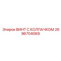 2696704069 ВИНТ С КОЛПАЧКОМ Epiroc
