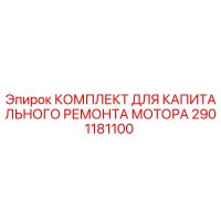 2901181100 КОМПЛЕКТ ДЛЯ КАПИТАЛЬНОГО РЕМОНТА МОТОРА (Epiroc)