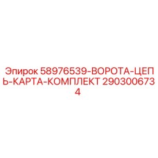 2903006734 58976539-ВОРОТА-ЦЕПЬ-КАРТА-КОМПЛЕКТ Epiroc