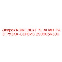 2906056300 КОМПЛЕКТ-КЛАПАН-РАЗГРУЗКА-СЕРВИС Эпирок
