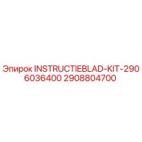 2908804700 INSTRUCTIEBLAD-KIT-2906036400 Epiroc