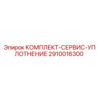 2910016300 КОМПЛЕКТ-СЕРВИС-УПЛОТНЕНИЕ Epiroc