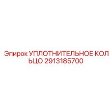 2913185700 УПЛОТНИТЕЛЬНОЕ КОЛЬЦО Epiroc