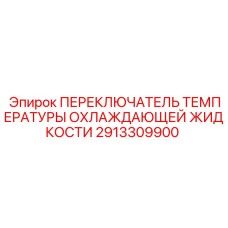 2913309900 ПЕРЕКЛЮЧАТЕЛЬ ТЕМПЕРАТУРЫ ОХЛАЖДАЮЩЕЙ ЖИДКОСТИ Epiroc