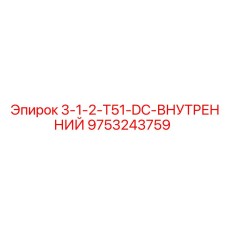 9753243759 3-1-2-T51-DC-ВНУТРЕННИЙ Epiroc
