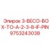 9753243038 3-BECO-BOX-TO-A-2-3-8-IF-PIN Epiroc