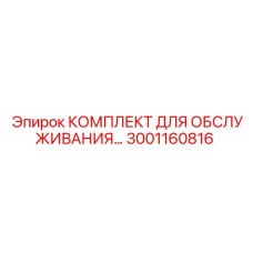 3001160816 КОМПЛЕКТ ДЛЯ ОБСЛУЖИВАНИЯ Epiroc