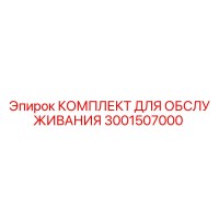3001507000 КОМПЛЕКТ ДЛЯ ОБСЛУЖИВАНИЯ Epiroc
