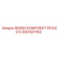 3001531162 8000H КОМПЛЕКТ PE1020 S Epiroc