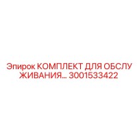 3001533422 КОМПЛЕКТ ДЛЯ ОБСЛУЖИВАНИЯ Epiroc