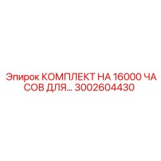 3002604430 КОМПЛЕКТ НА 16000 ЧАСОВ ДЛЯ… Epiroc