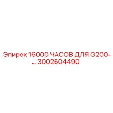 3002604490 16000 ЧАСОВ ДЛЯ G200 Epiroc