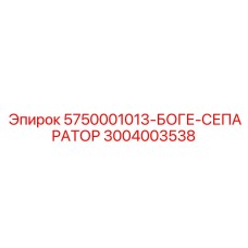 3004003538 5750001013 БОГЕ СЕПАРАТОР Epiroc