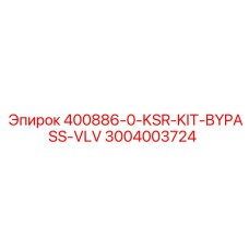 3004003724 400886-0-KSR-KIT-BYPASS-VLV Epiroc