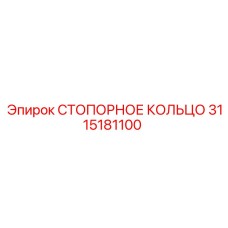 3115181100 СТОПОРНОЕ КОЛЬЦО Epiroc