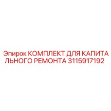 3115917192 КОМПЛЕКТ ДЛЯ КАПИТАЛЬНОГО РЕМОНТА Epiroc