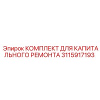 3115917193 КОМПЛЕКТ ДЛЯ КАПИТАЛЬНОГО РЕМОНТА Epiroc