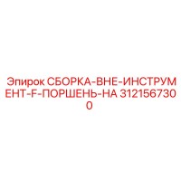 3121567300 СБОРКА-ВНЕ-ИНСТРУМЕНТ-F-ПОРШЕНЬ-НА Epiroc