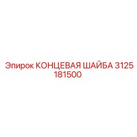3125181500 КОНЦЕВАЯ ШАЙБА Epiroc