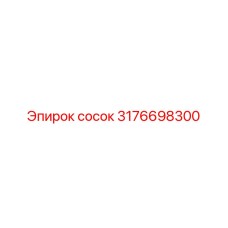 3176698300 сосок Epiroc