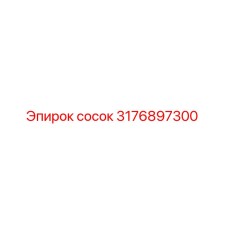 3176897300 сосок Epiroc
