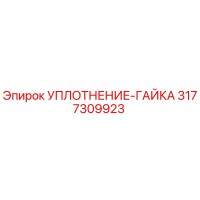 3177309923 УПЛОТНЕНИЕ-ГАЙКА Epiroc