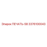3376100043 ПЕЧАТЬ-58 Epiroc