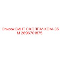 2696701875 ВИНТ С КОЛПАЧКОМ-35М Epiroc