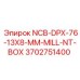3702751400 NCB-DPX-76-13X8-MM-MILL-NT-BOX - Epiroc