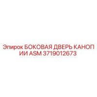 3719012673 БОКОВАЯ ДВЕРЬ КАНОПИИ ASM | Epiroc