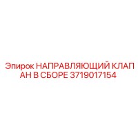 3719017154 НАПРАВЛЯЮЩИЙ КЛАПАН В СБОРЕ Epiroc